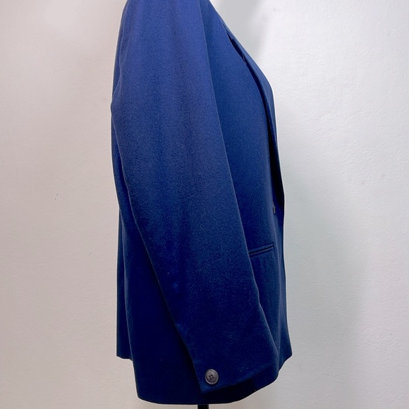 Pendleton Blazer Jacket Women's 100% Wool Blue Size 16 - Picture 4 of 13